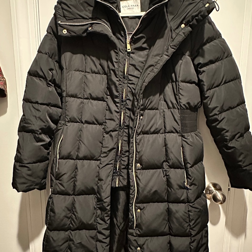 Cole Haan coat PXL!!  down and waterfowl winter coat